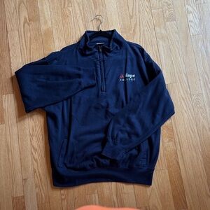 Navy Half-Zip Sweater